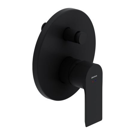 477100300 Apollo Встраиваемый смеситель для ванной и душа, черный, артикул 477100300