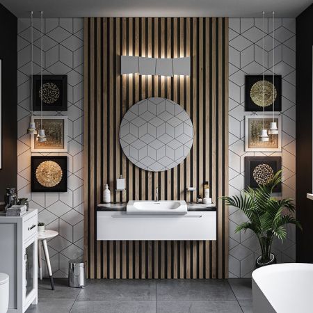 KERASAN Inka Project Раковина INKA 40x40x35,5 с 1 отв под смеситель,цвет белый, артикул 341201*1