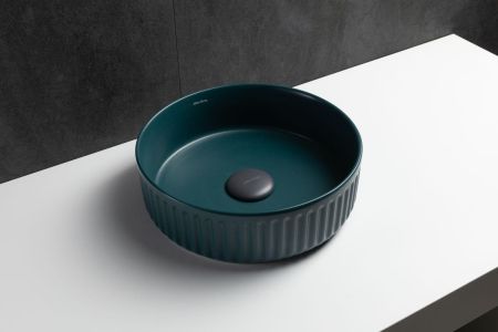 Раковина накладная Allen Brau Fantasy Line 36 4.11032.PT петроль, артикул 4.11032.PT