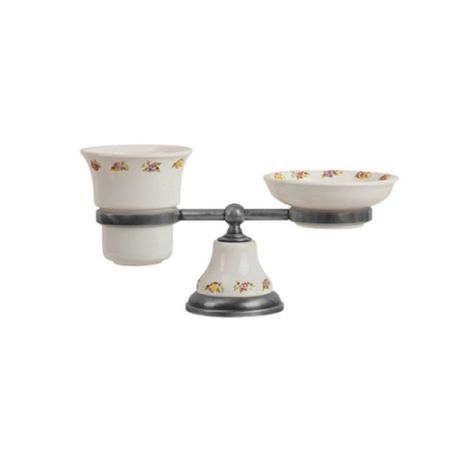 Стакан и мыльница Migliore Provance ML.PRO-60.510 CR (хром), артикул ML.PRO-60.510.CR