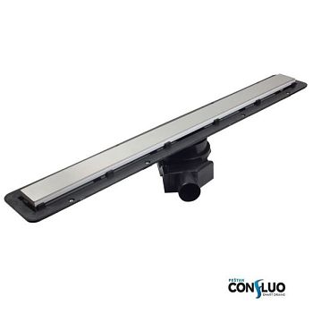 Душевой лоток, Pestan, Confluo Frameless Line White Glass, ширина, мм-120, длина, мм-300, высота, мм-100, монтаж-в пол, пропускная способность, л/сек-0,8, выход Ø50 мм, поворот базы 360°, система отвода вторичного конденсата, сифон-есть, материал сифона-п