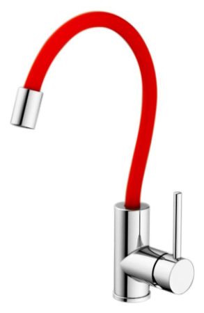 Смеситель для кухни Iddis Kitchen 360 K36SBJRi05 красный/хром