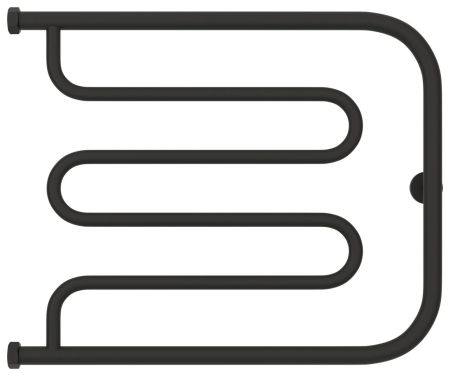 Полотенцесушитель водяной Лира 500х650 Н. Г. 1" (МУАР Темный Титан), артикул 15-0011-5065