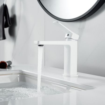 Смеситель для раковины Raffine F0199C, белый, артикул F0199C