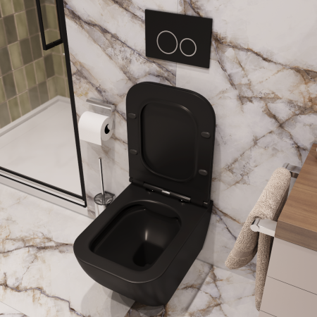 Унитаз MIMI Aria MB подвесной безободковый Cerutti SPA CT8920, артикул CT8920