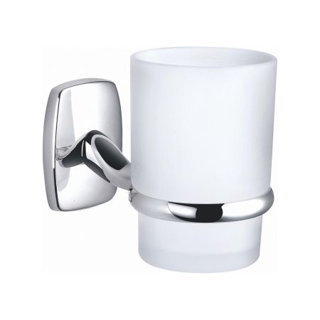 Стакан для зубных щеток с держателем WONZON & WOGHAND PORTO, Хром (WW-1101)
