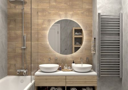 Зеркало с подсветкой ART&MAX Sanremo AM-San-800-DS-F, артикул AM-San-800-DS-F