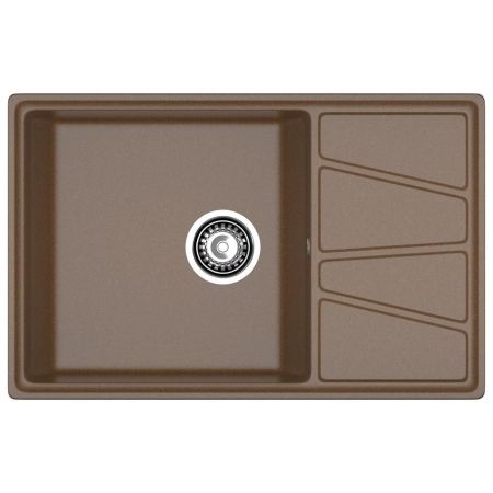Кухонная мойка GranFest VERTEX 780L, терракот, артикул V-780L терракот