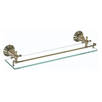 Полка стеклянная Savol S-08991C, бронза