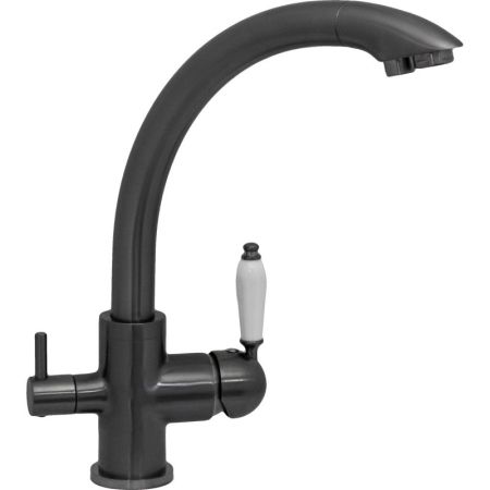 Смеситель для кухни Seaman Barcelone SSL-5382-Gun Оружейная сталь, артикул SSL-5382-Gun