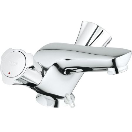 Смеситель для раковины GROHE Costa L с цепочкой, хром (21100001), артикул 21100001