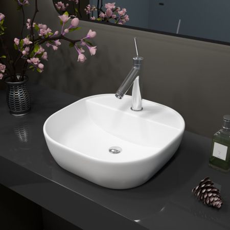 Раковина чаша Maretti FL13NS88-844, белая, артикул FL13NS88-844