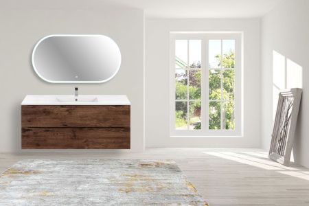 База под керамическую раковину Mia 1200 подвесная, 2 выкатных ящика soft close, R.Wood, артикул VMC-2MC120RW