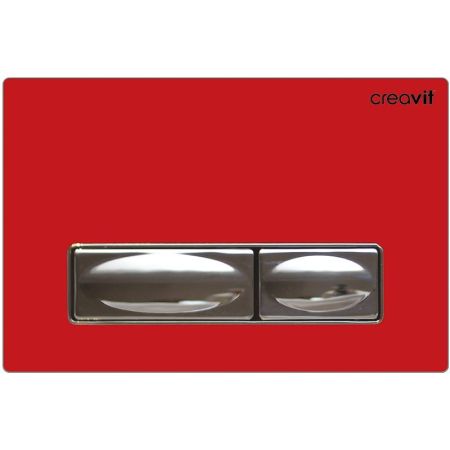 Клавиша смыва Creavit GP4003.00 Красная Хром, артикул GP4003.00