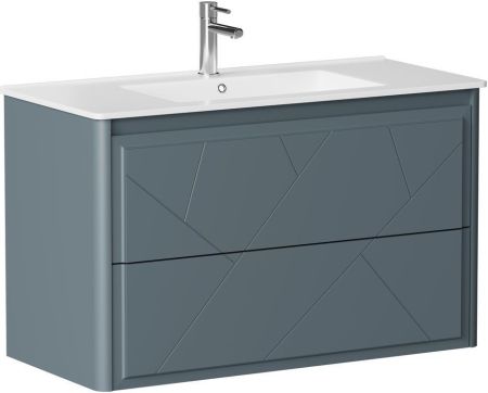 Тумба под раковину Allen Brau Paris 100 1.360002.BGM синий матовый, артикул 1.360002.BGM