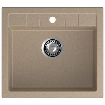 Кухонная мойка GranFest QUADRO 561, песочный