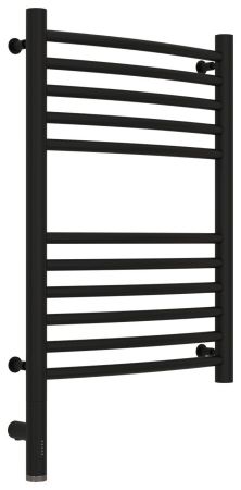 Полотенцесушитель, Сунержа, Богема 3.0, выгнутая, электрический, ширина, мм-432, глубина, мм-88, высота, мм-724, межосевое расстояние-400, нагревательный элемент-ТЭН, подключение-нижнее слева, электрокомплект-МЭМ, мощность, Вт-300, материал-нержавеющая ст, артикул 31-5802-6040