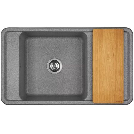 Кухонная мойка Акватон Беллис 87 1A724832BS230 Серый, артикул 1A724832BS230