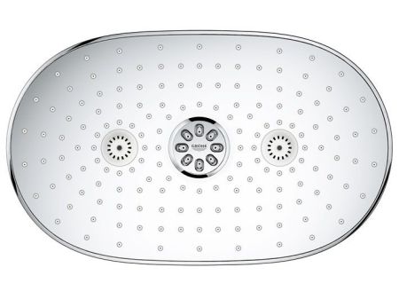 Верхний душ с кронштейном GROHE Rainshower DUO 360 мм, хром (26254000), артикул 26254000