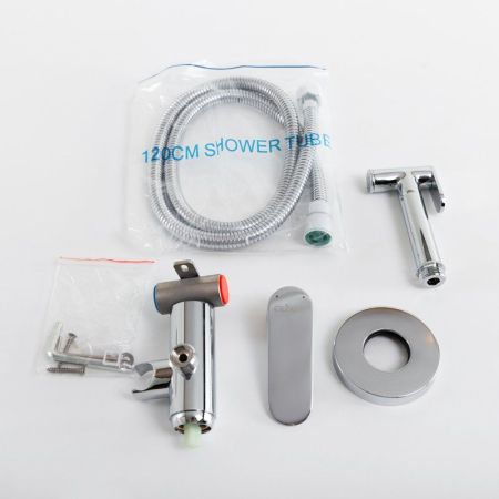 STYLUS-DIF-NOP Гигиенический душ со смесителем, черный матовый, артикул STYLUS-DIF-NOP