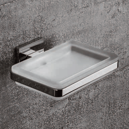 Colombo Basic Q Мыльница из матового стекла, без держателя, артикул B3751-VAN