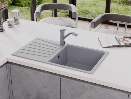 Кухонная мойка Ulgran U-703-342, графит, артикул U-703-342
