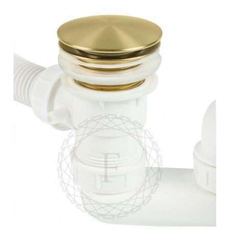 Слив-перелив (автомат, 90 см.) FILARETE FL90MG, матовое золото, артикул FL90MG