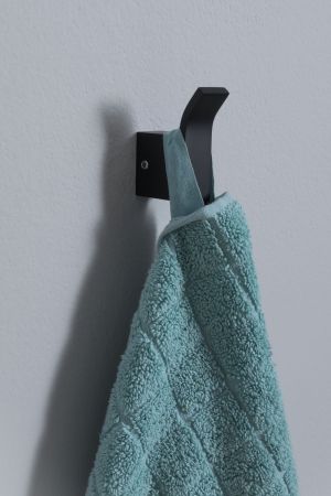 Крючок для полотенец Allen Brau Infinity 6.21001-31 черный матовый, артикул 6.21001-31