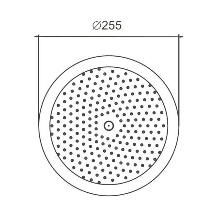 Верхний душ BELZ BD01, хром, артикул BD01