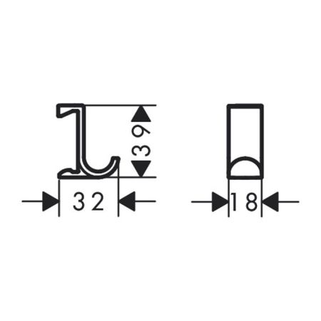 HG WallStoris Planet Edition Крючок широкий, песок, артикул 28915210