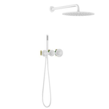 Душевая система встроенная с термостатом Timo Saona белый матовый (SX-2359/16SM), артикул SX-2359/16SM