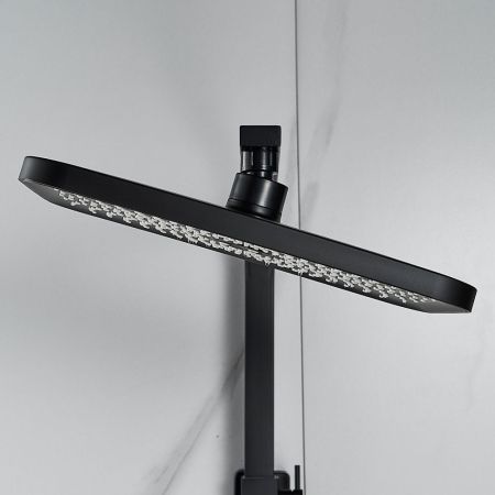 Душевая система Shevanik S7036H, черный