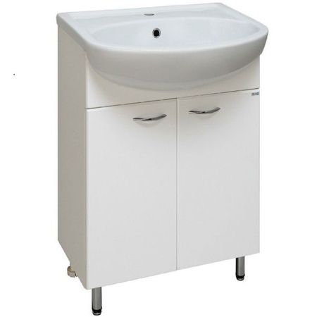 Тумба под раковину Runo Уют 55 4620750020538 Белая