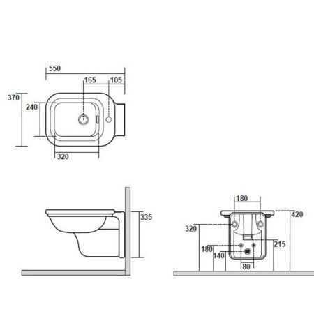Kerasan Waldorf Заглушка для перелива, цвет бронза