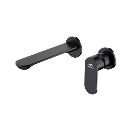 Смеситель для раковины встраиваемый FASHUN A1185-7, чёрный, артикул A1185-7