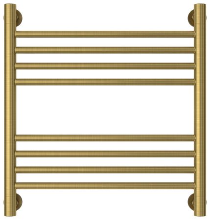 Полотенцесушитель водяной "Богема+" прямая 500х500 (Состаренная ЛАТУНЬ)