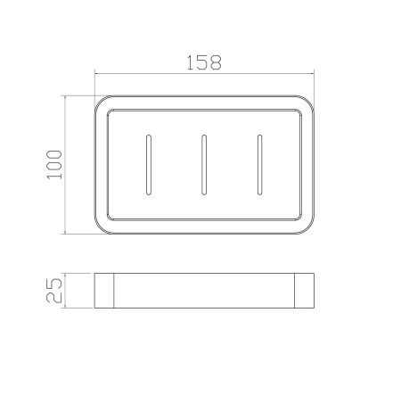 Мыльница с держателем WONZON & WOGHAND CARBON, Черный (WW-7732)