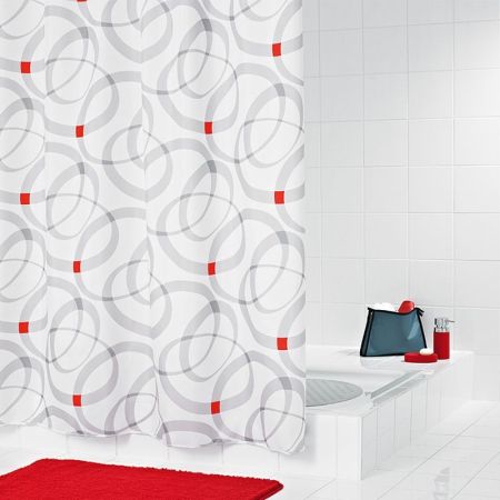 Штора для ванны Ridder Chain 200х180 Серая, артикул 46390