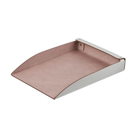 ADJ Лоток для бумаг, 32x23 см., цвет: устричный/пепельная роза, артикул 103.02/07