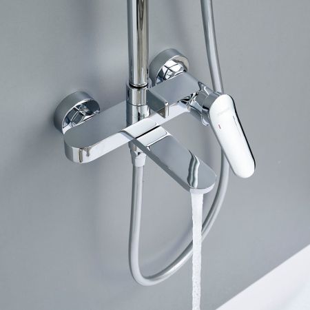 Душевая система Shevanik S4336, хром