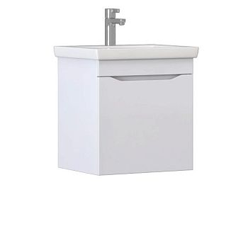 Тумба с раковиной подвесная VIGO Grani 028 белый, 50 см