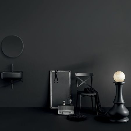 Kerasan Artwork Cтатуэтка декоративная Pedone, цвет черный матовый, артикул 471231