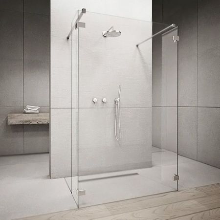 Душевая стенка Radaway Euphoria W4 Walk-in 130 фурнитура Хром стекло прозрачное, артикул 383145-01-01