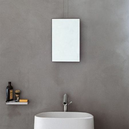 Agape Minuetto Зеркало подвесное 26x40 см, цвет: белый, артикул AMIN0302