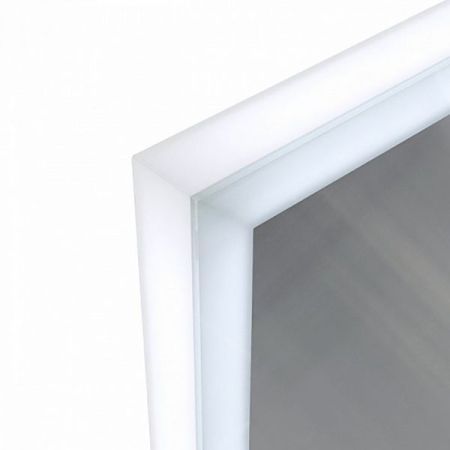 Зеркало Iddis Brick 80 с подсветкой Белый матовый, артикул BRI8000i98