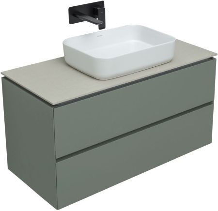 Тумба под раковину Allen Brau Infinity 100 1.21003.CGM олива матовый, артикул 1.21003.CGM