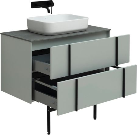 Тумба под раковину Allen Brau Reality 90 1.32006.PWM папирус матовый, артикул 1.32006.PWM