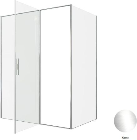 Душевой уголок Allen Brau Priority 160x100 3.31037.00 + 3.31046.00 хром, артикул 3.31037.00 + 3.31046.00