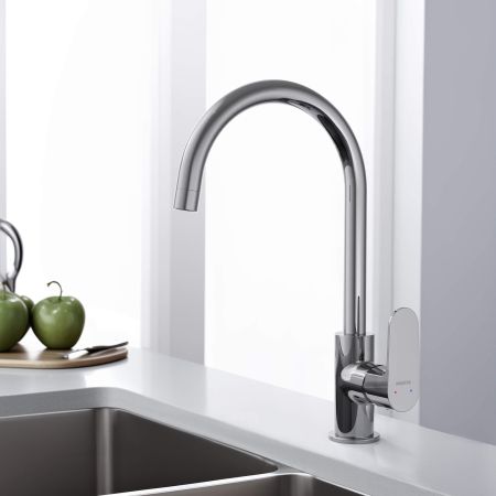 Смеситель для кухни AQUATEK AQ1282CR ОБЕРОН, артикул AQ1282CR