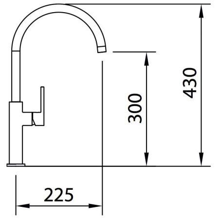 CHEF ESSENTIAL SLIM Смеситель для кухни, хром, артикул 60141